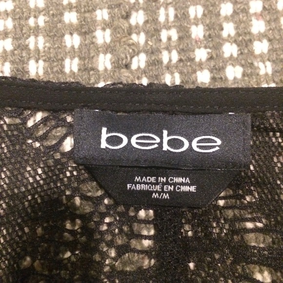 BeBe Lace Overlay Dress - Picture 2 of 6